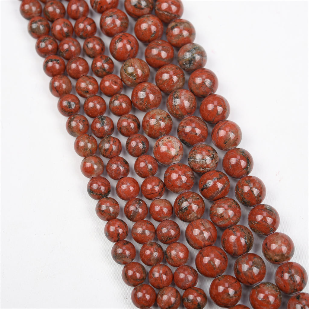 【Loose beads--Chicken Blood stone】