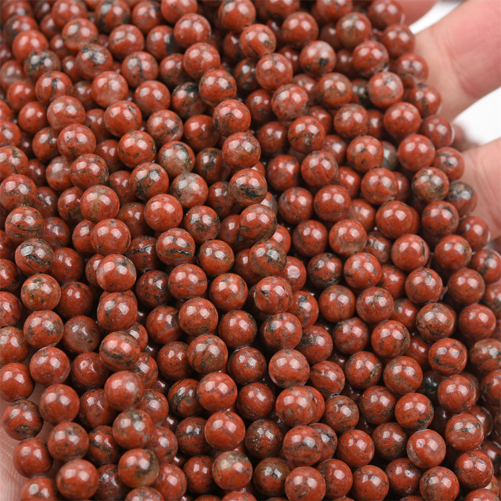 【Loose beads--Chicken Blood stone】