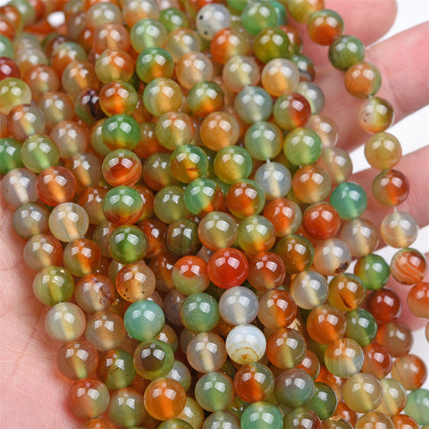 【Loose beads--Peacock Agate】