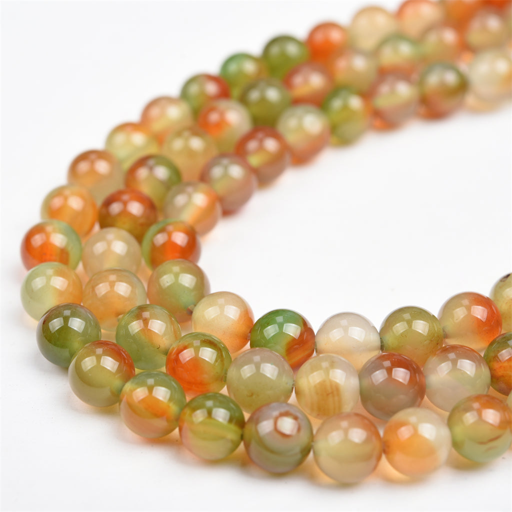 【Loose beads--Peacock Agate】