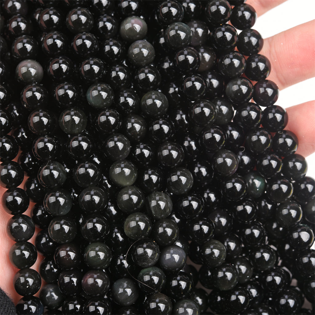【Loose beads--Rainbow Obsidian】