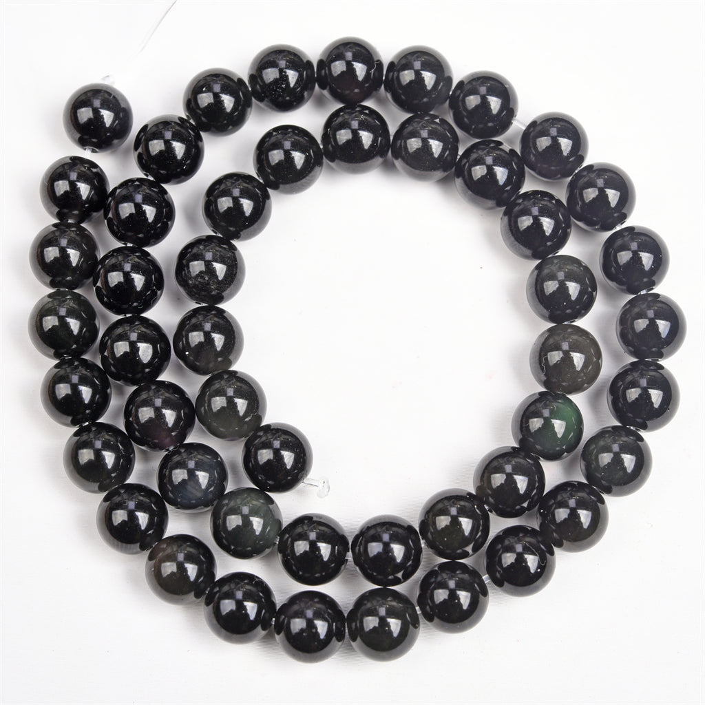 【Loose beads--Rainbow Obsidian】