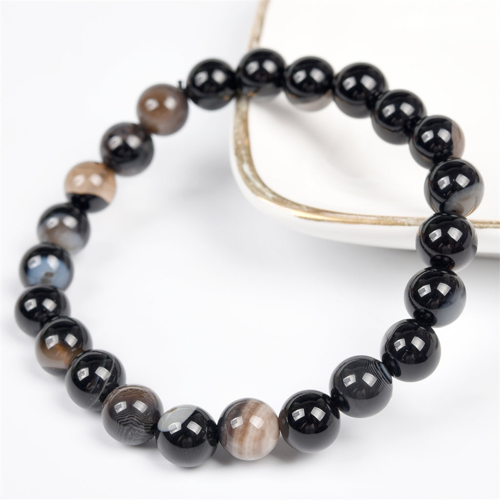 Banded Agate Bracelet  (8 kinds , $2 each)