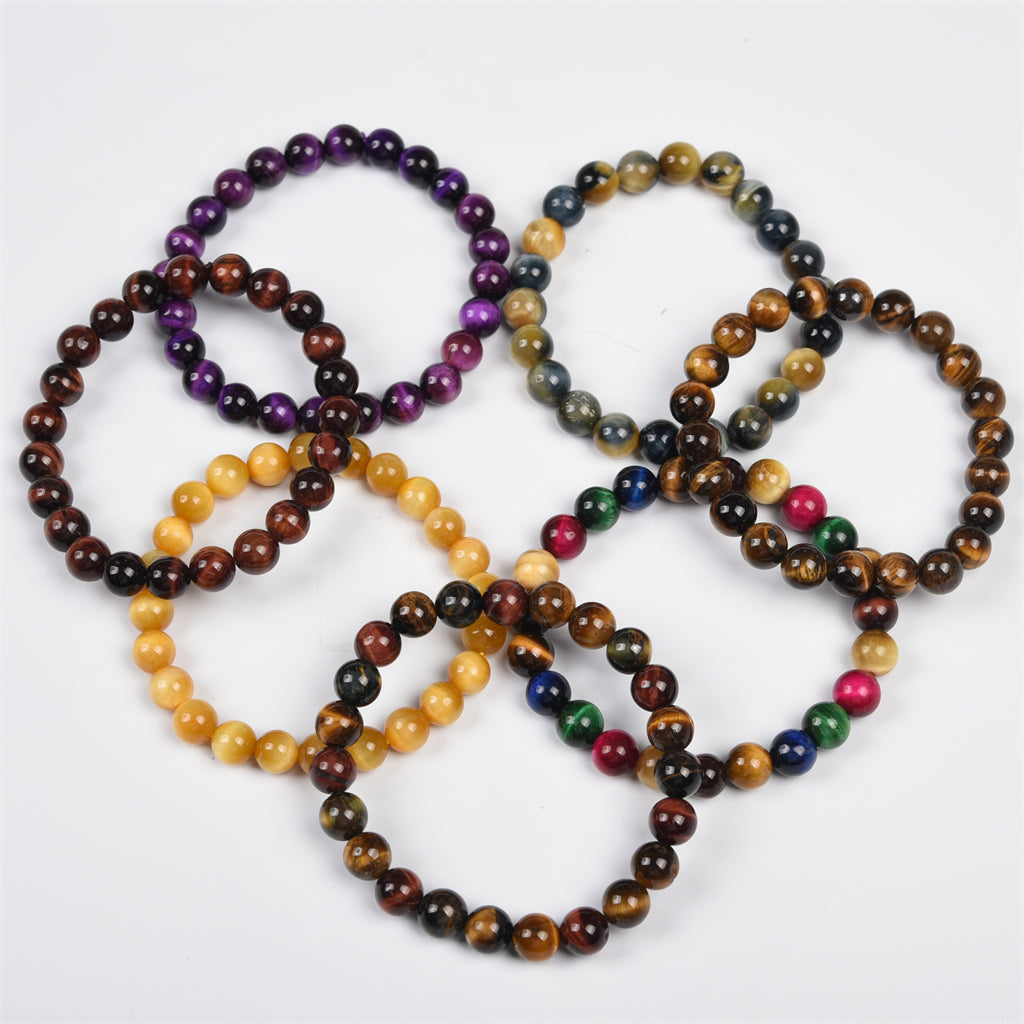 Tiger's Eye Bracelet (10 kinds，$2-$4 each)