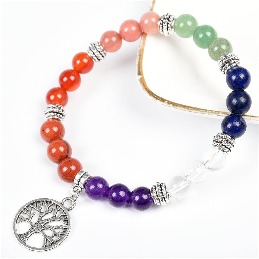 7 chakra lifetree handmade Bracelet（5 kinds,$2-$4 each）