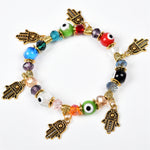 Evil Eyes Hamasa Bracelet【4/4】（3 kinds,$2 each）