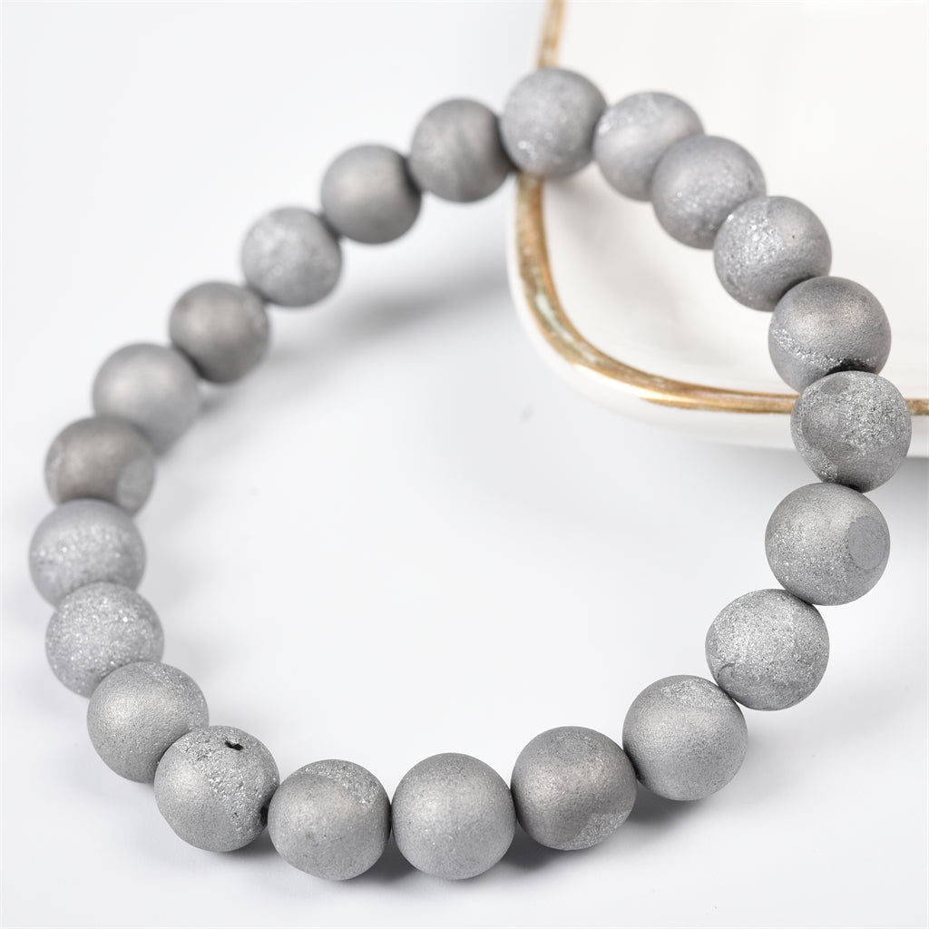 Aura Druzy Agate Bracelet（6 kinds, $3 each）