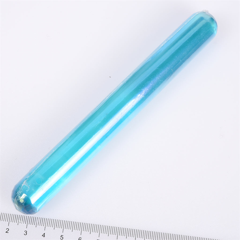 【Aura Selenite Wand】Wholesale Healing Crystal Stone Folk Crafts Rainbow Aura Selenite Wand