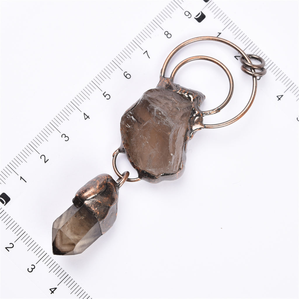 【Varma Vendo】 Kruda el Kristalo + pinta pendĉeno manfarita pendĉeno 