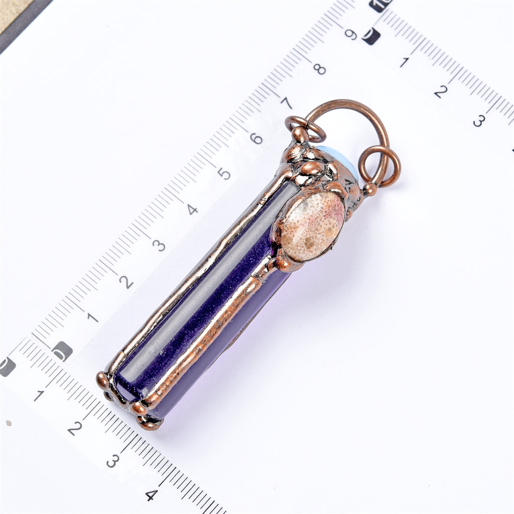 【Hot Sale】 Crystal Cluster point handmade pendent