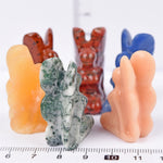 Natural crystal carving mini small size fairy carvings
