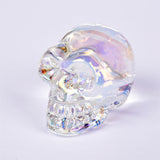 【Aura glass skull-small】Aura K9 Crystal Skulls Folk Crafts