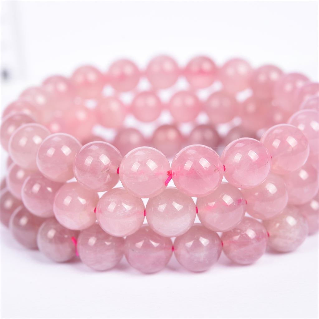 purple rose quartz brecelet