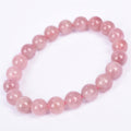 purple rose quartz brecelet