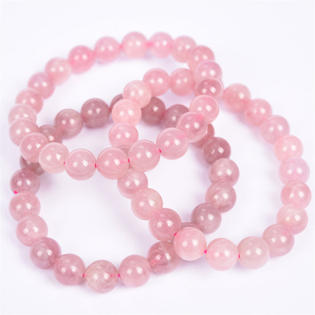 purple rose quartz brecelet