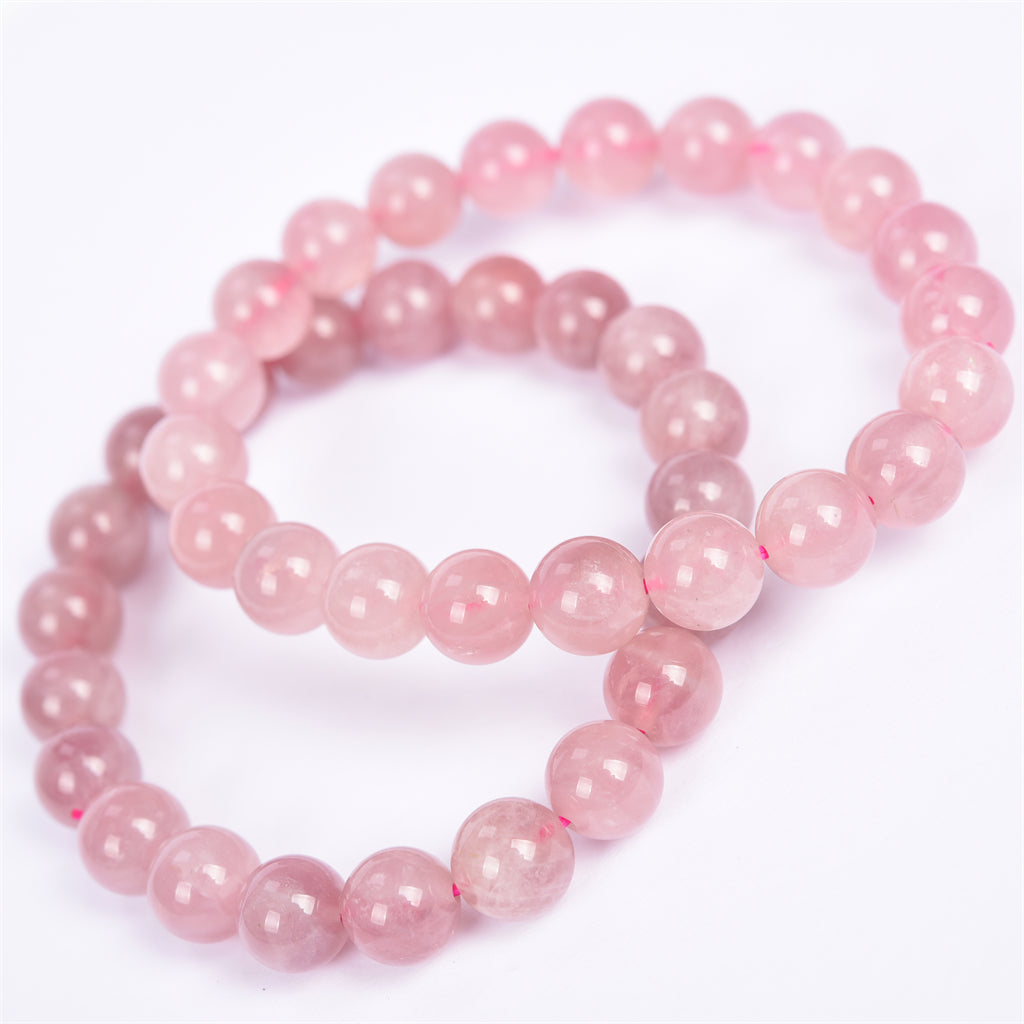 purple rose quartz brecelet