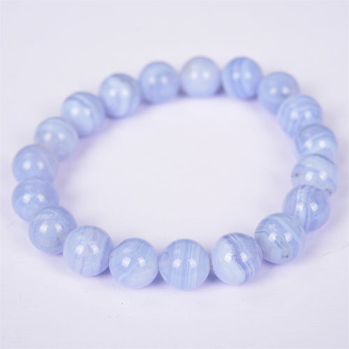 blue lace agate brecelet