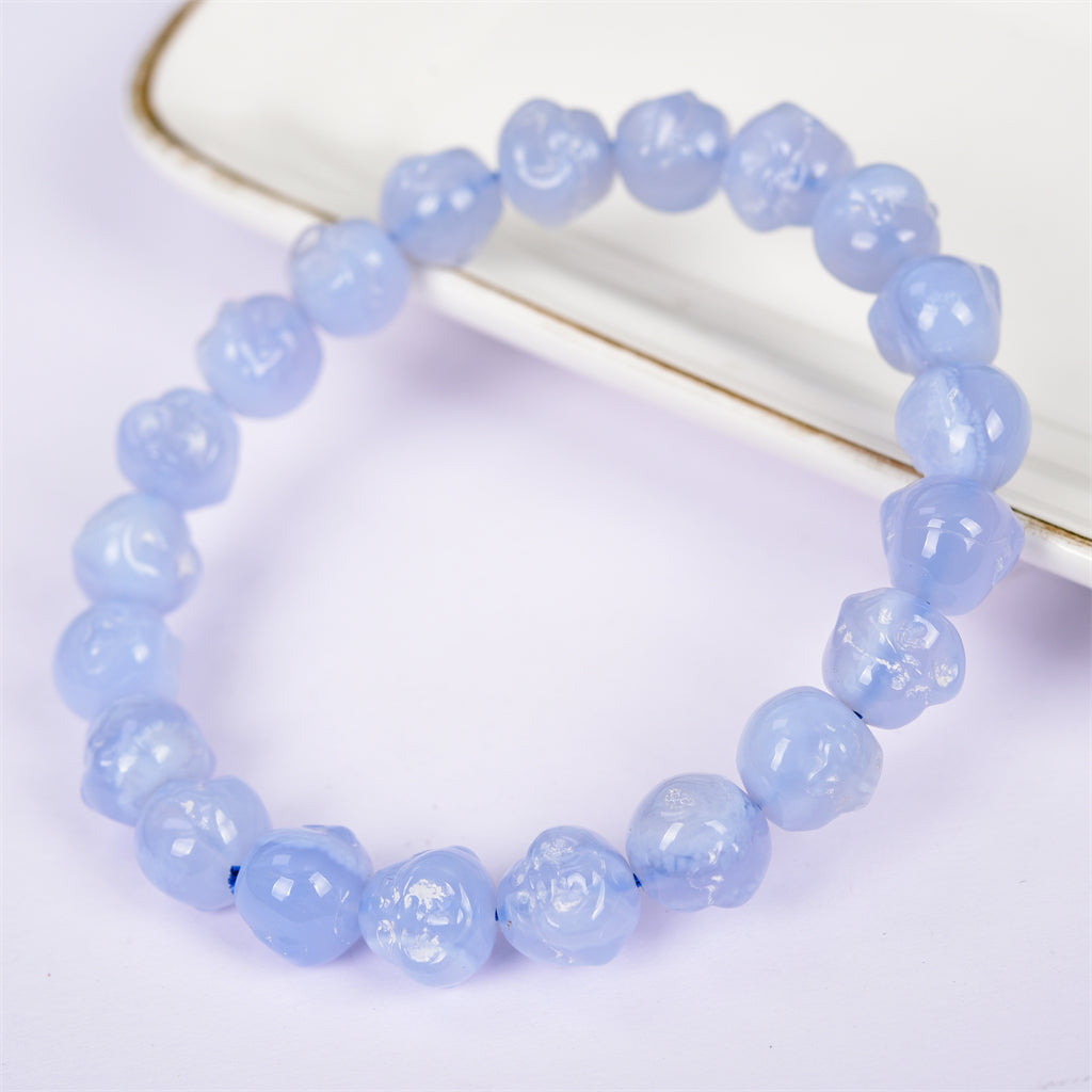 blua punto agata braceleto 