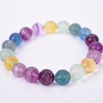 Rainbow Fluorite bracelet (carving beads)