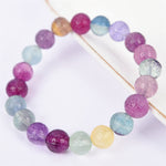 Rainbow Fluorite bracelet (carving beads)