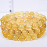 Yellow Fluorite bracelet