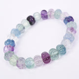 Fluorite carving bracelet