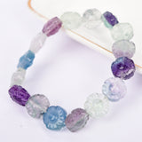 Fluorite carving bracelet