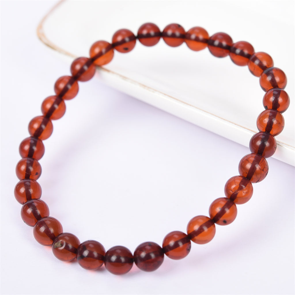 Blood Amber bracelet
