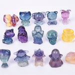 Popular character mini size fluorite carvings