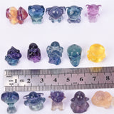 Popular character mini size fluorite carvings