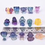 Popular character mini size fluorite carvings