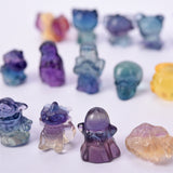 Popular character mini size fluorite carvings