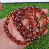 Freeform blood Amber brecelet