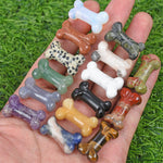 Nature crystal Dog Chew Bone carving