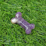 Nature crystal Dog Chew Bone carving