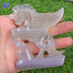 【2022.7.23】 Fluorite unicorn carving