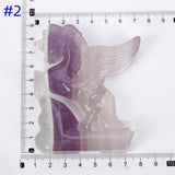 【2022.7.23】 Fluorite unicorn carving