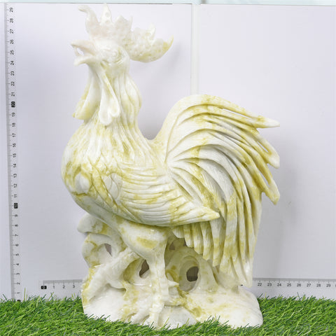 【2022.7.25】Lemon jade rooster carving