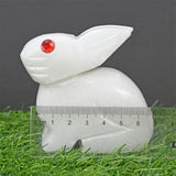 【2022.7.25】White jade carving rabbit