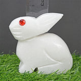 【2022.7.25】White jade carving rabbit