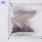 【2022.7.23】 Fluorite unicorn carving