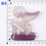 【2022.7.23】 Fluorite unicorn carving