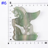 【2022.7.23】 Fluorite unicorn carving