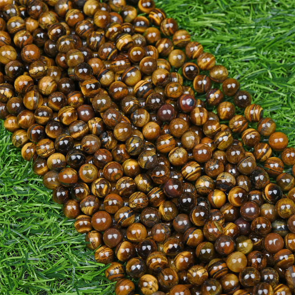 【Loose beads--Yellow tiger eye】