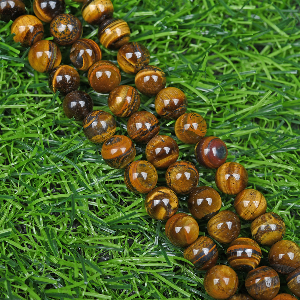【Loose beads--Yellow tiger eye】