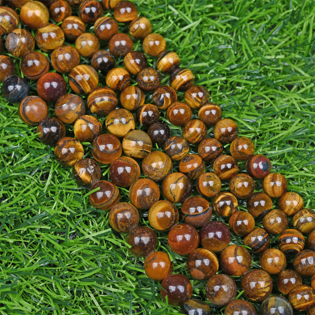 【Loose beads--Yellow tiger eye】