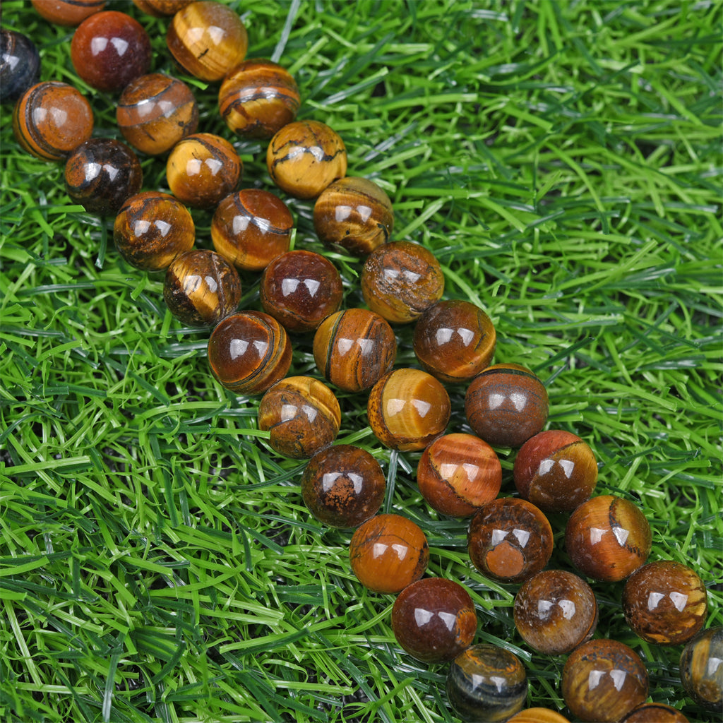 【Loose beads--Yellow tiger eye】