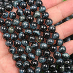 【Loose beads--Blue Tiger Eye Grade A】