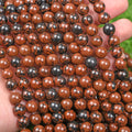 【Loose beads--Red Obsidian】
