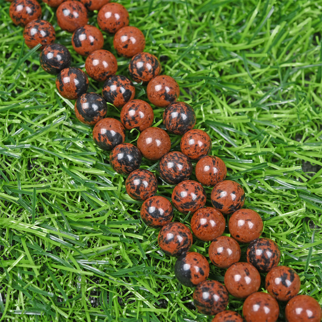 【Loose beads--Red Obsidian】